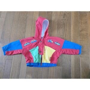 VTG Oshkosh Colorblock Bomber Jacket 18 Months Kids